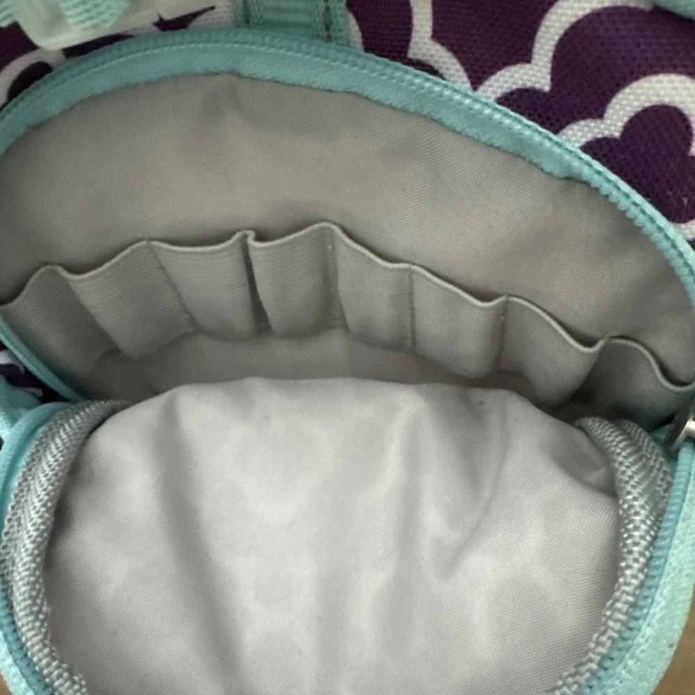 pottery barn kids mini backpack Purple And Teal Geo print